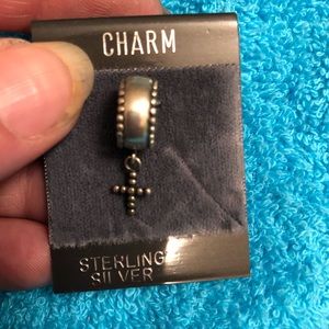 Sterling silver charm Vintage never used